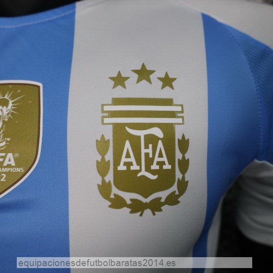 Nuevo 1ª Jugadores Camiseta Argentina 2024 Azul Blanco Baratas